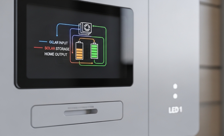 Battery for solar panels