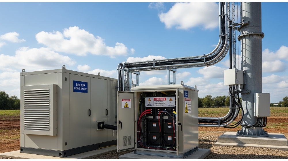Scalable backup power system for telecom