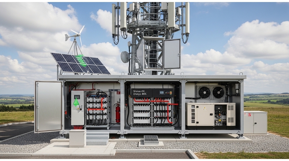 Edge network backup battery