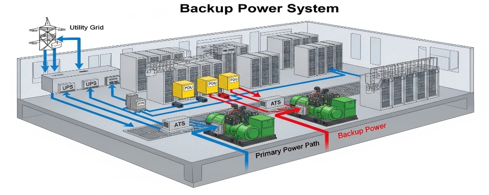 Data center energy backup