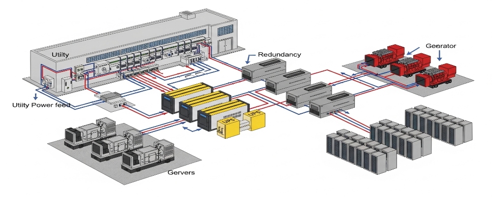 UPS battery for servers