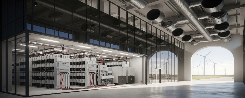 Solar battery storage