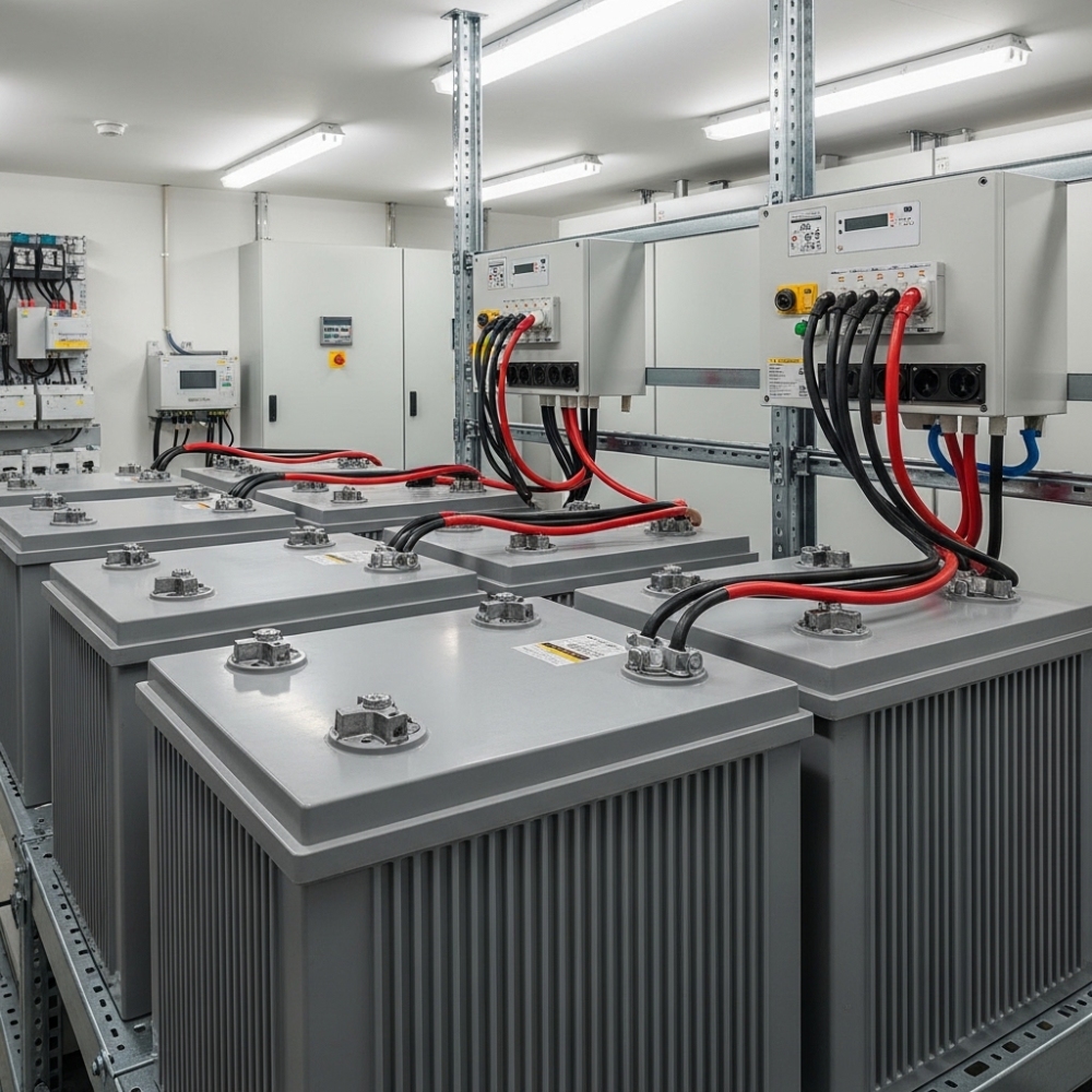 Industrial tower power backup