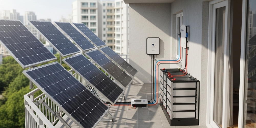 solar balcony system