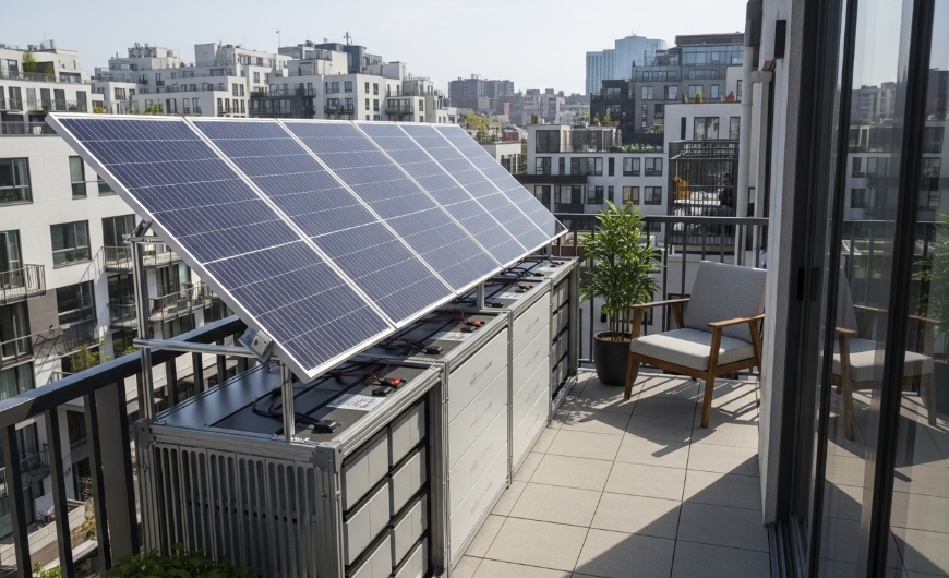 off grid balcony solar