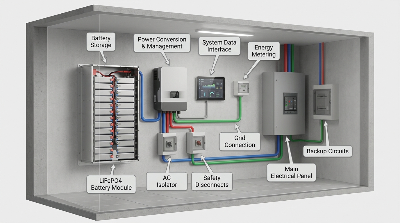 Home ESS Systems: Anatomy, Wiring & Setup Map