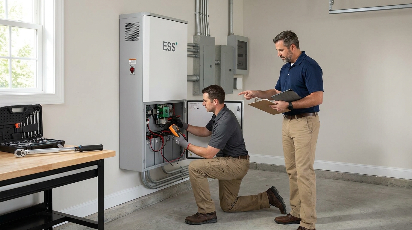 All-in-One ESS Commissioning: Day-One Checklist
