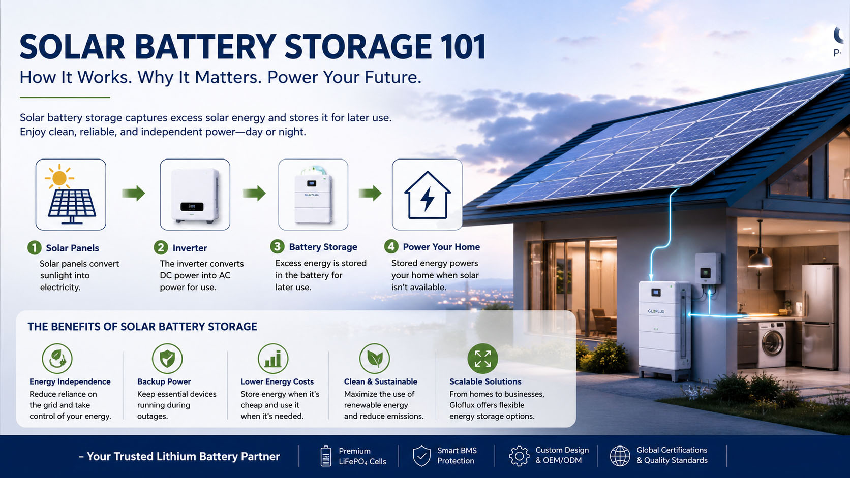 Solar Battery Storage 101: How It Works and Why It Matters for Modern Energy Systems